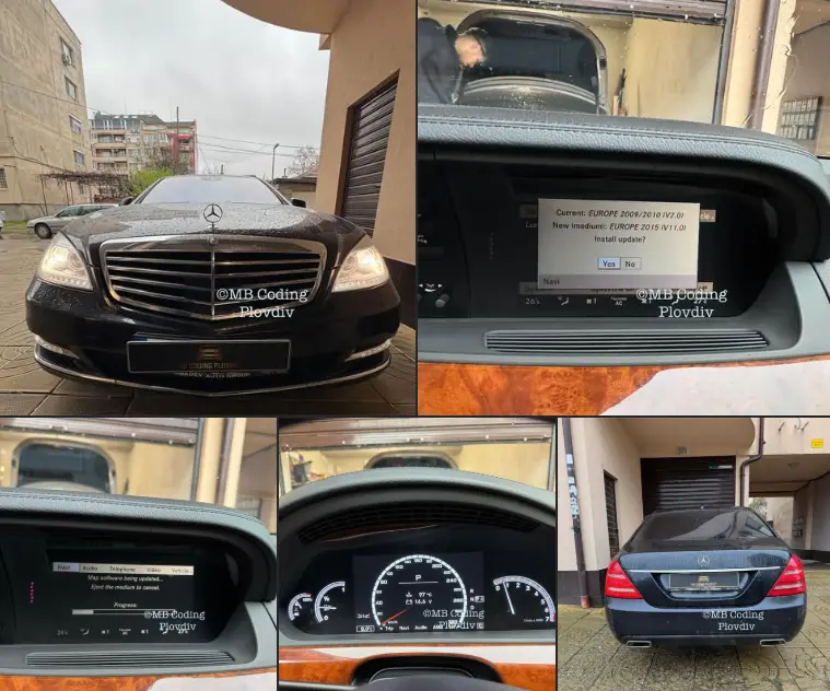 w221 kodirane update aktivaciq ekstri amg menu
