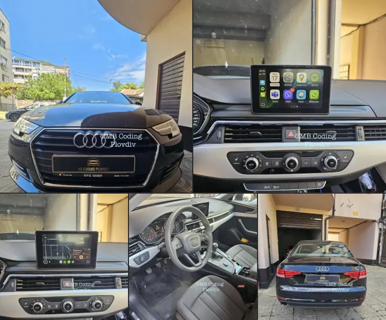 audi a4 b9 android auto carplay