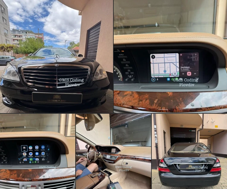 mercedes w221 s550 activated carplay androidauto media controller fix