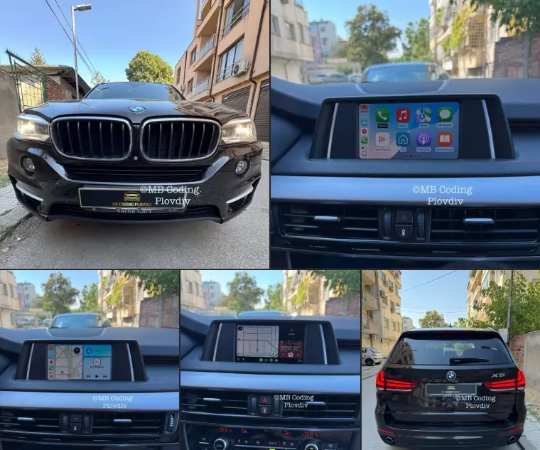 bmw x5 f15 instalirane carplay module androidauto