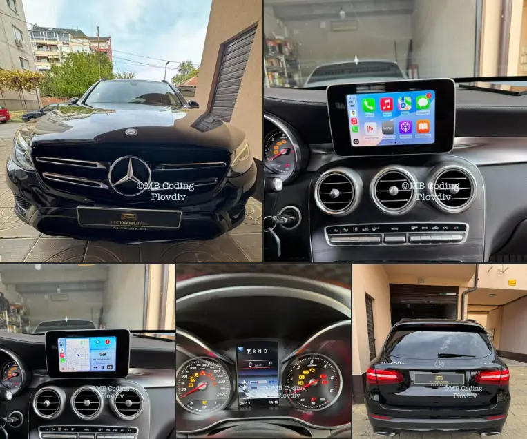 активиране carplay androidauto amg menu mercedes glc250 cdi