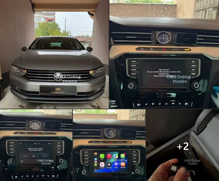 carplay android auto passat vw b8