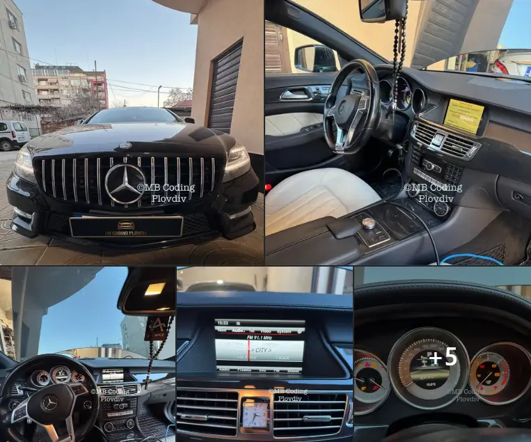 Ъпдейт на табло, активация на AMG меню, Carplay и AndroidAuto модул - Mercedes CLS350 w218
