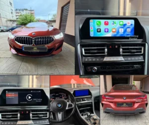 Снимка от процеса на активация на CarPlay и Android Auto при BMW M850i